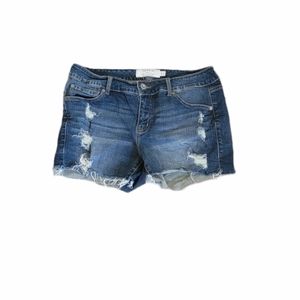 Torrid size 10 Jean shorts distressed
